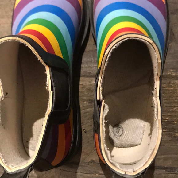 RAINBOW ankle rainboots ☔️ 🌈 🪴 - Picture 6 of 6